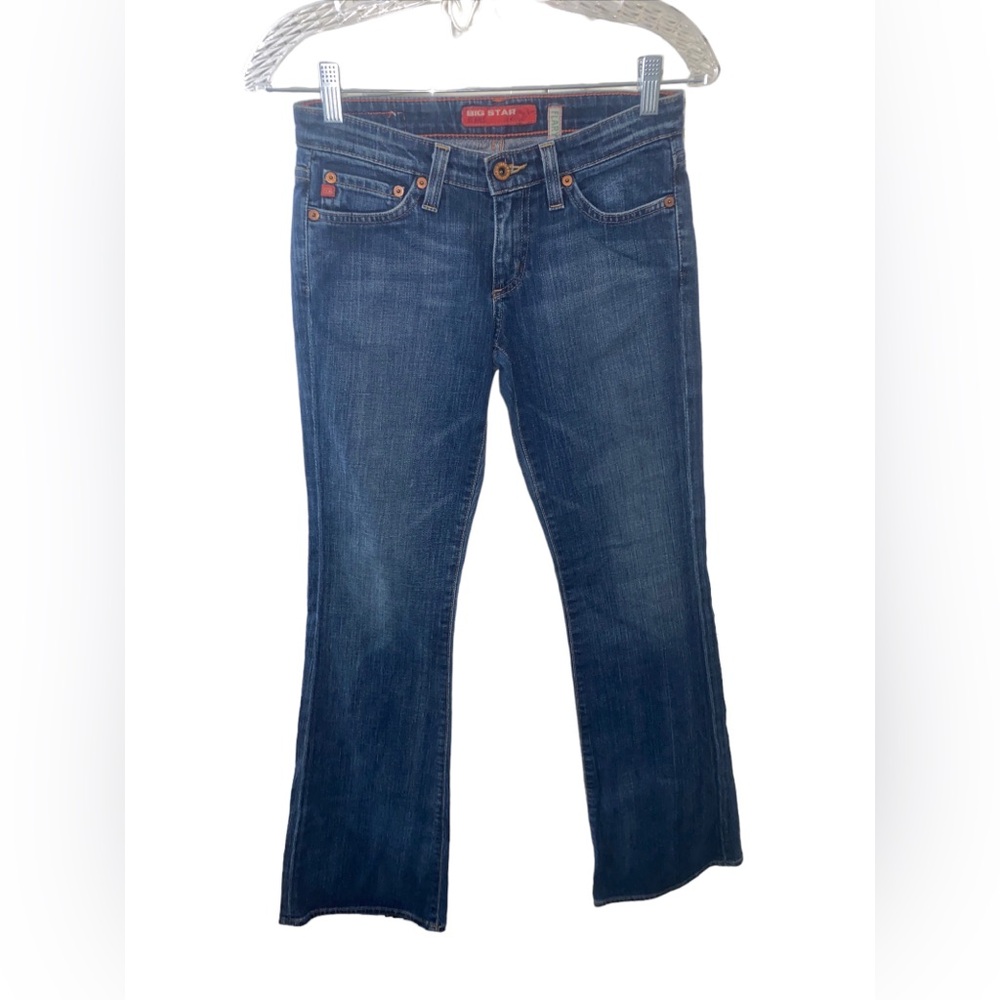 Big Star Flary Mid Rise‎ Womens Denim Jeans Size 25R Blue